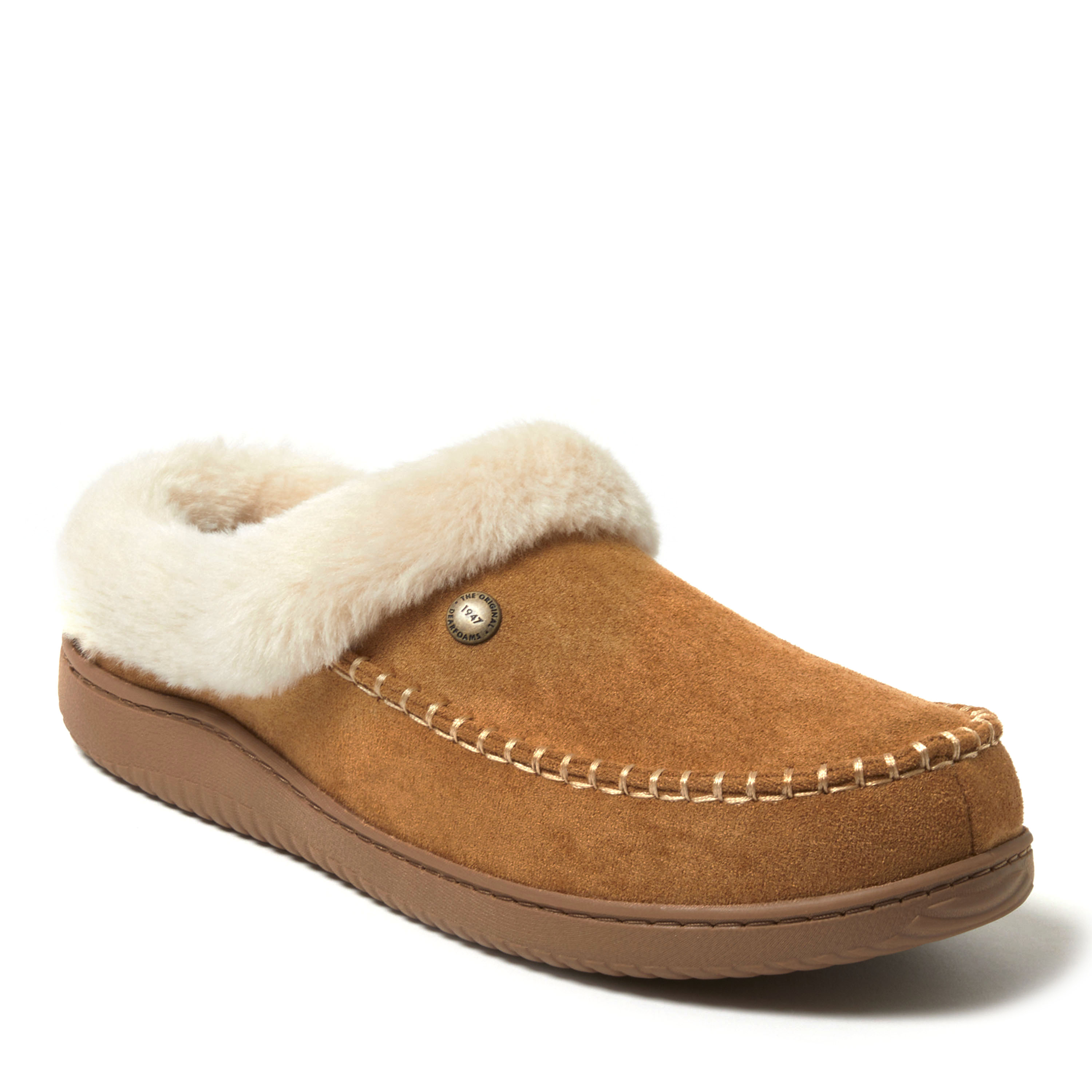 Dearfoams Men's Baro Energy Return Clog House Shoe Slipper - Whiskey