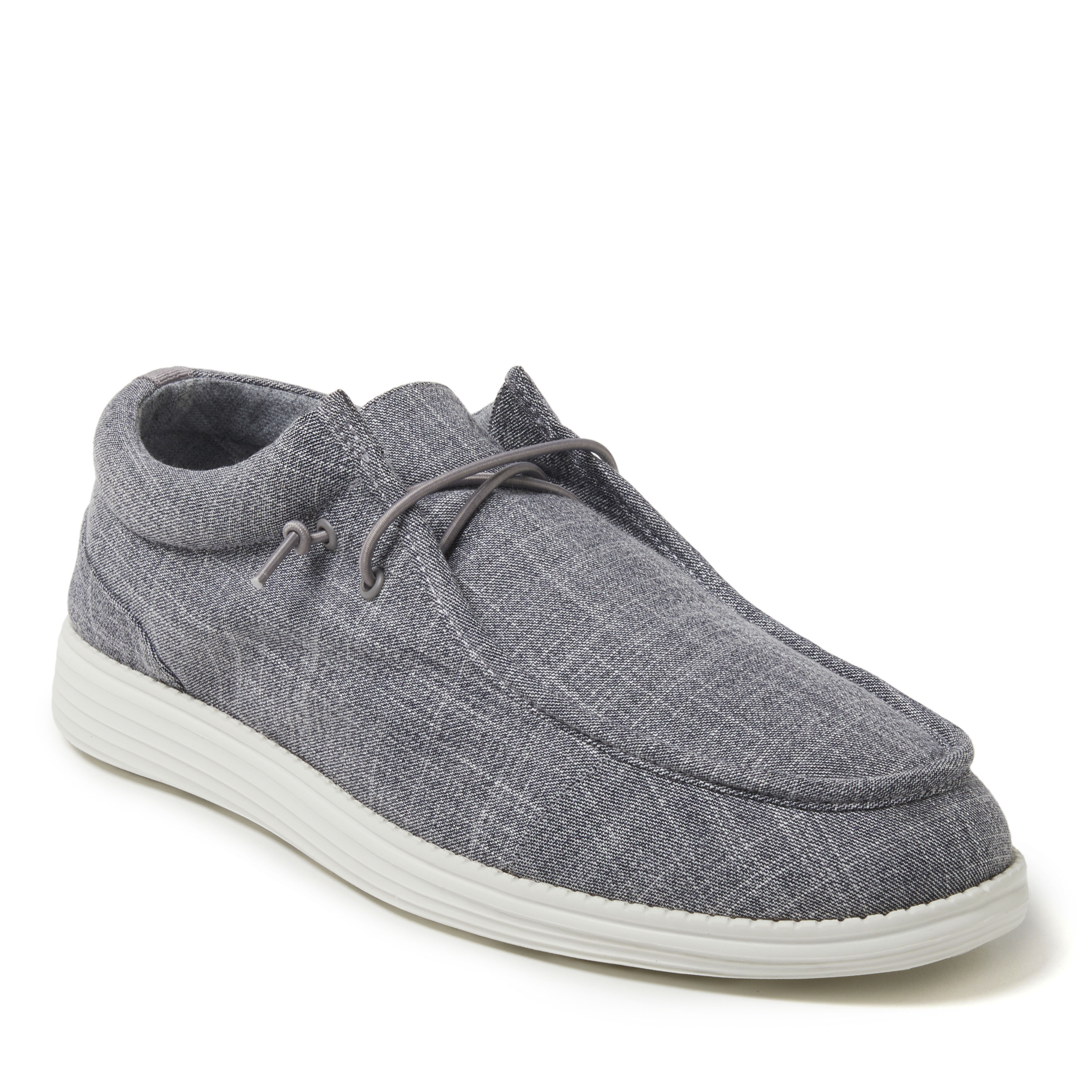 Dearfoamâs Original Comfort Men's Rhett Closed Back Chukka Shoes, 10 Medium, Gray