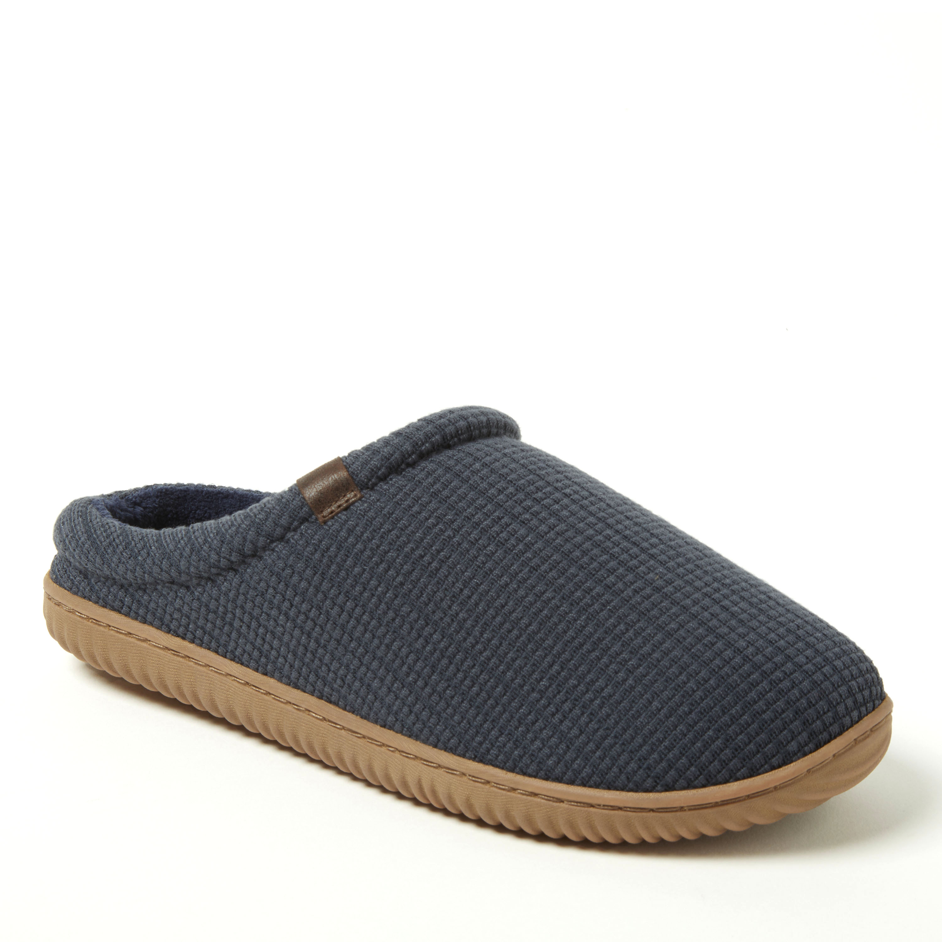 Dearfoams Men's Case Casual Clog Slipper - Navy