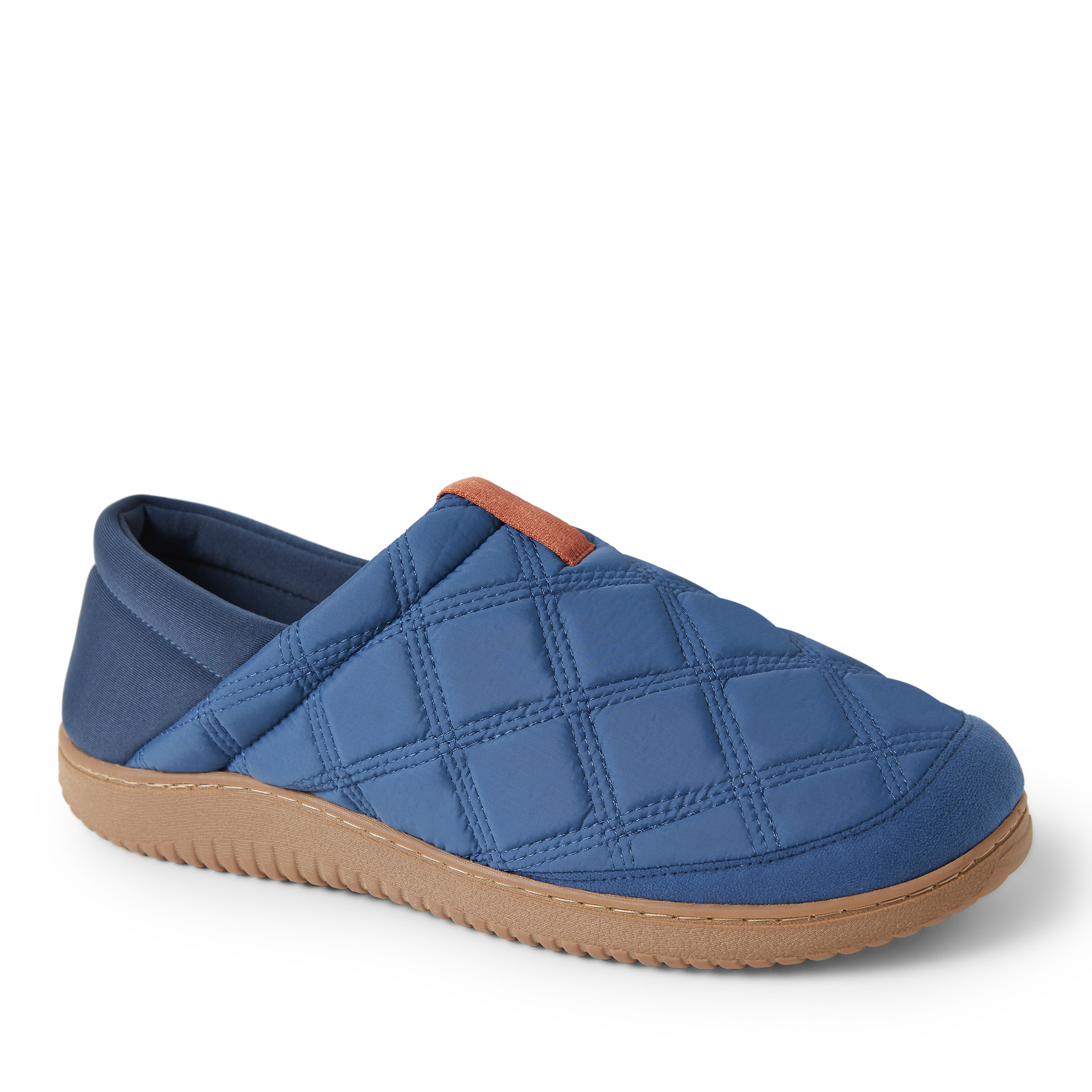 Dearfoams Men's River Energy Return Closed Back Slippers W/ Collapsible Heel, Deep Oasis