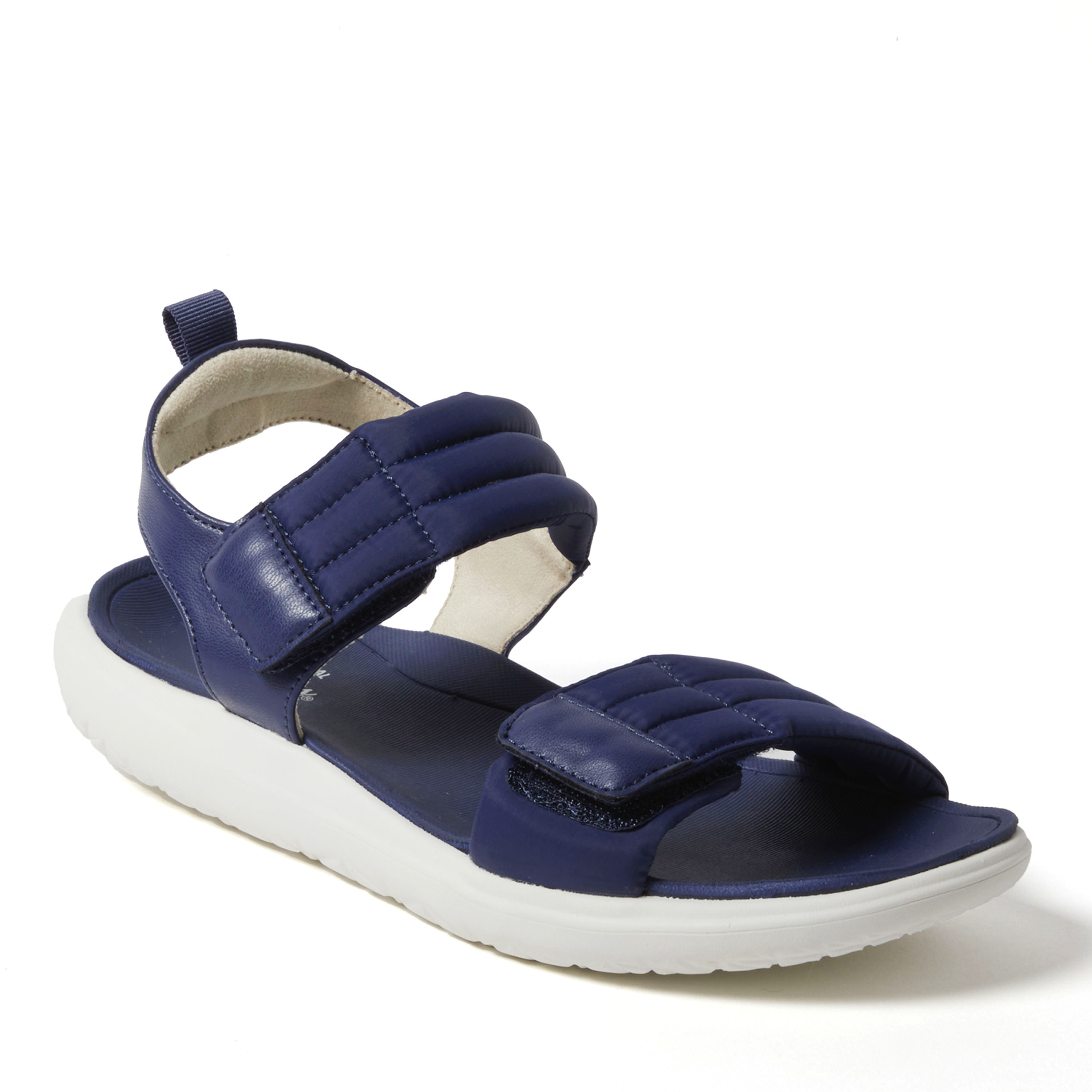 Dearfoams Women's Thea Quarter Strap Sandal - Navy