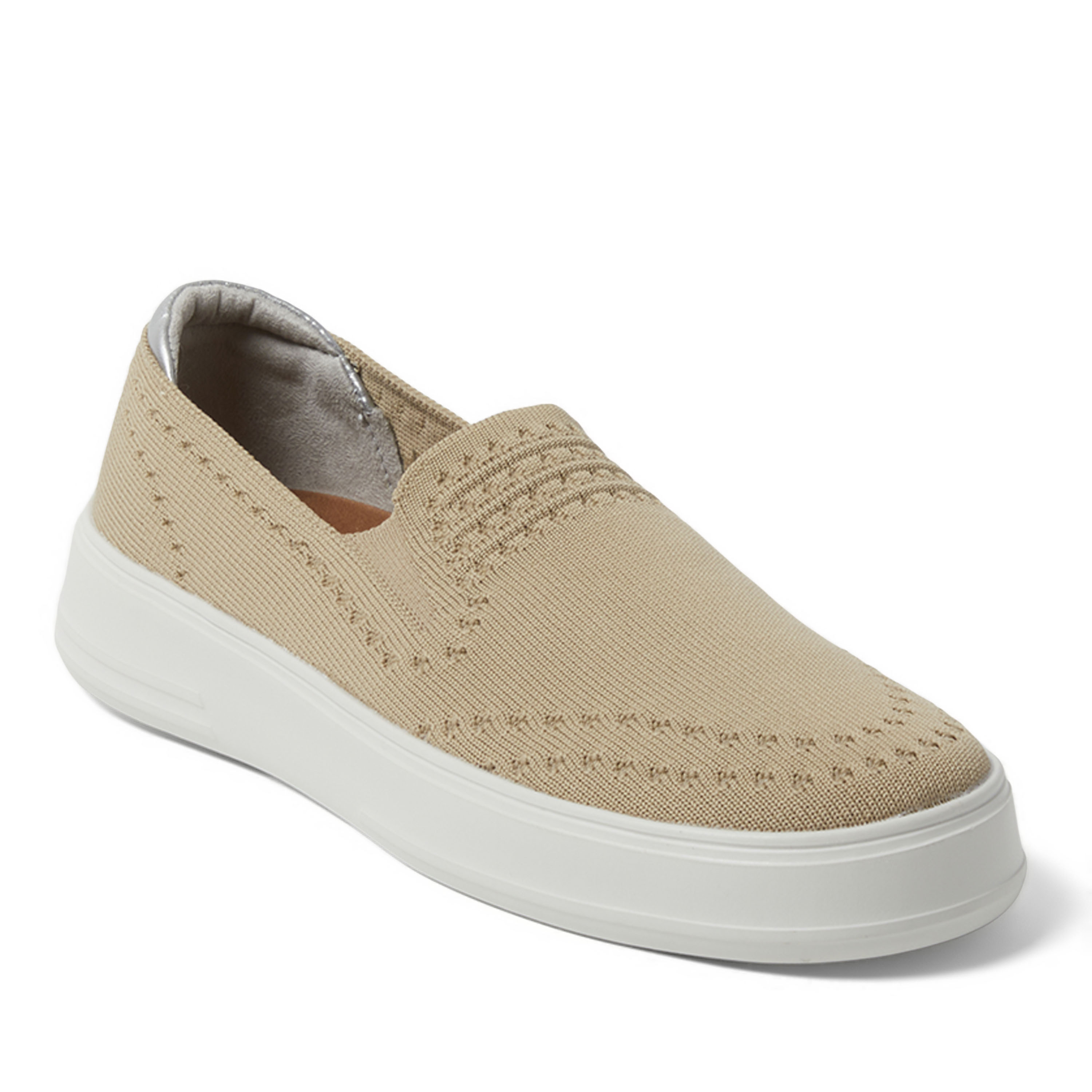 Dearfoams Women's Sophie Slip-On Sneaker - Latte
