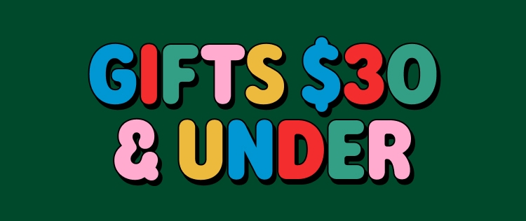 Gifts $30 and Under