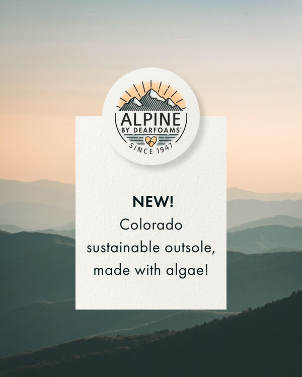 Sustainable outsole made with Algae